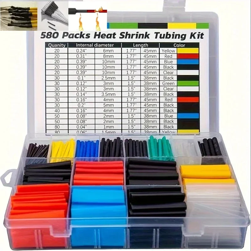 Electronics Repair Youtube - Thermisch geactiveerde kabelhuls Krimpbare draadbeschermer Kit