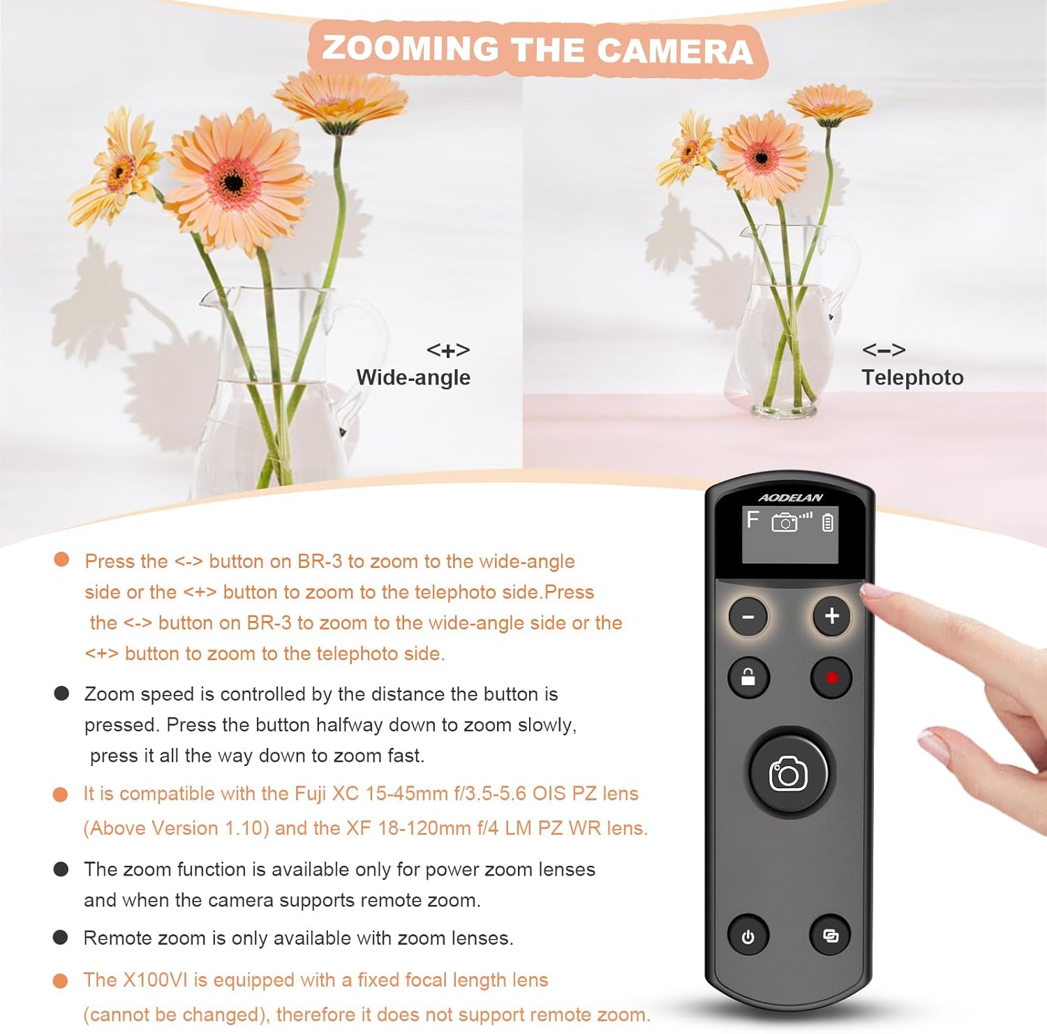 Zwarte USB-C oplaadbare afstan - Fujifilm Camera X-T5 recensie en prijs