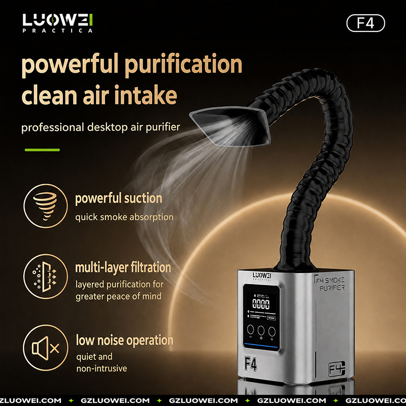 LUOWEI LW-F4 Rookreinigingsmac - Electronics Repair Youtube recensie en prijs